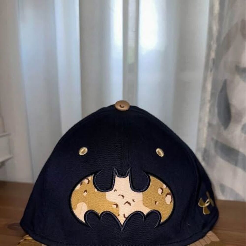 Under Armour Batman cap hat blue and camo